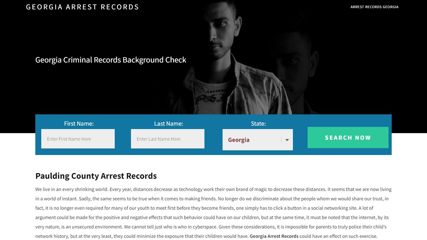 Paulding County Arrest Records